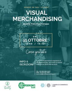 Scopri di più sull'articolo Corso gratuito di Visual Merchandising – dall’11 ottobre